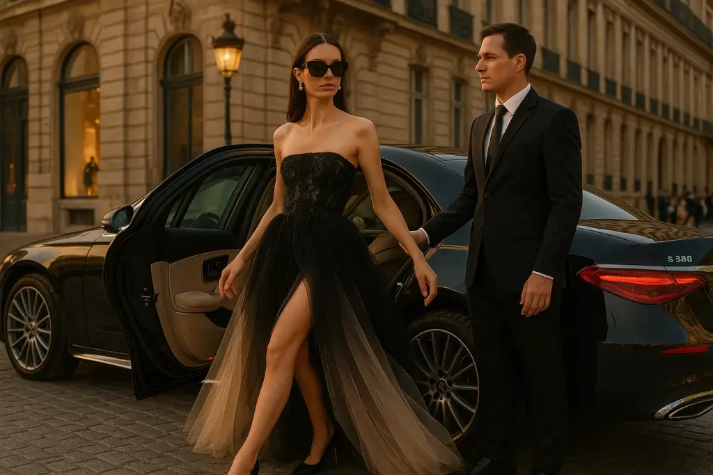 Un chauffeur privé pour la Haute Couture Week Paris 2025