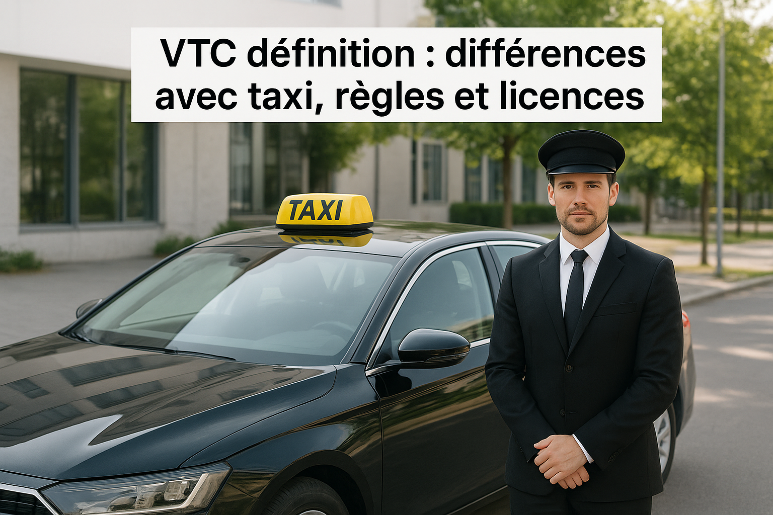 VTC définition : différences avec taxi, règles et licences