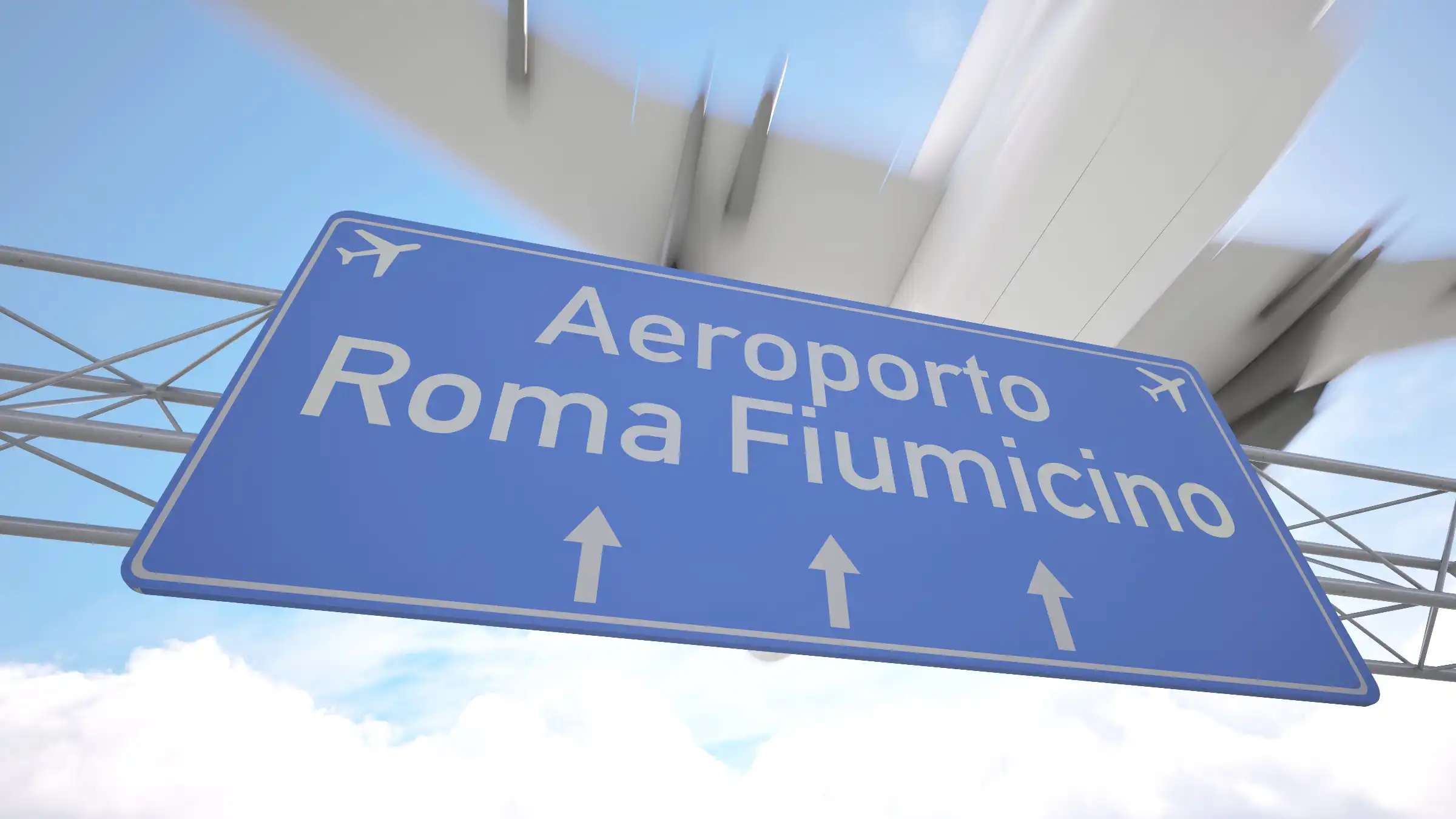 Private chauffeur airport transfer Rome Fiumicino — FCO terminal