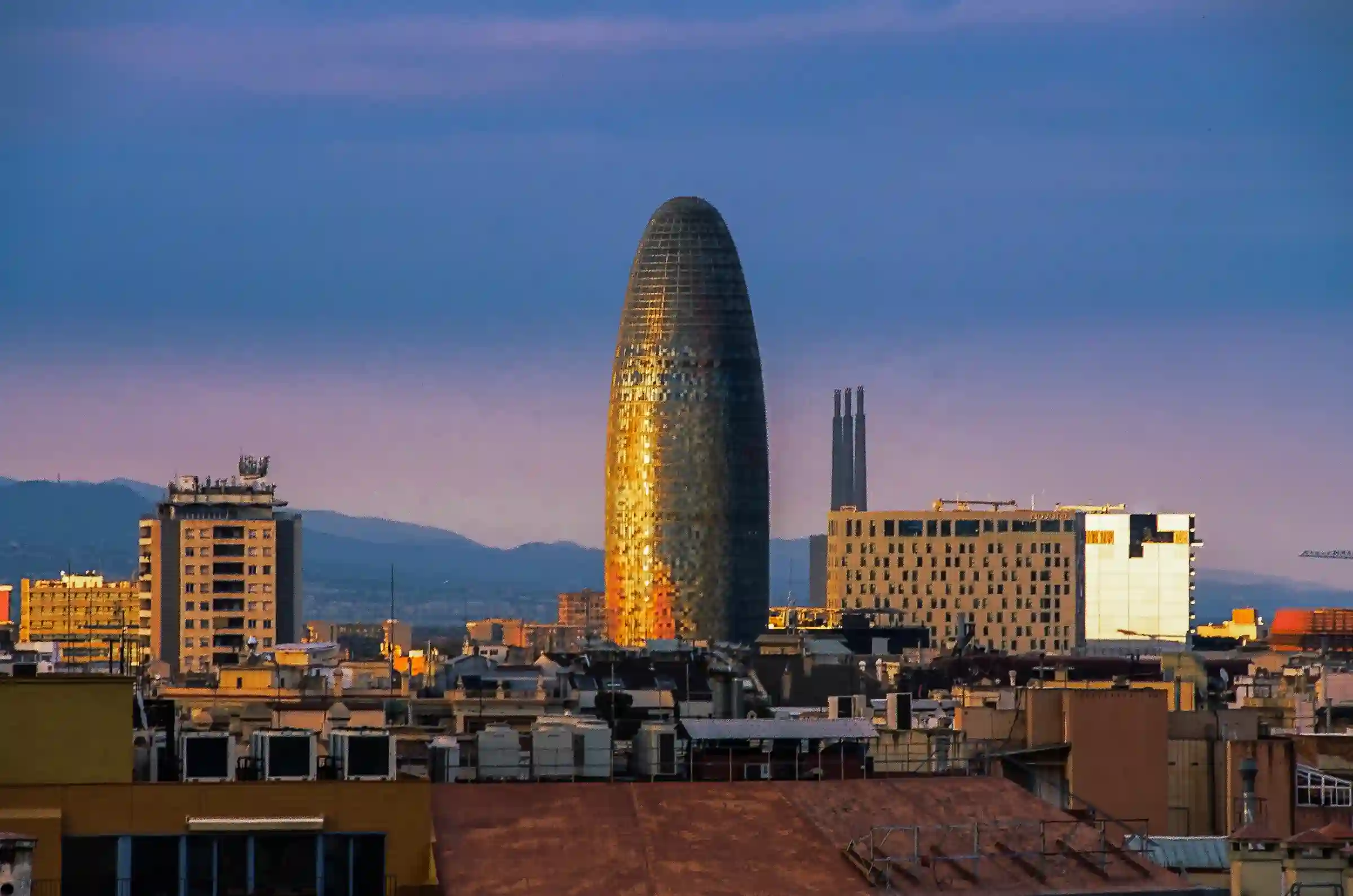 Executive chauffeur service Barcelona — Torre Glòries 22@ business district