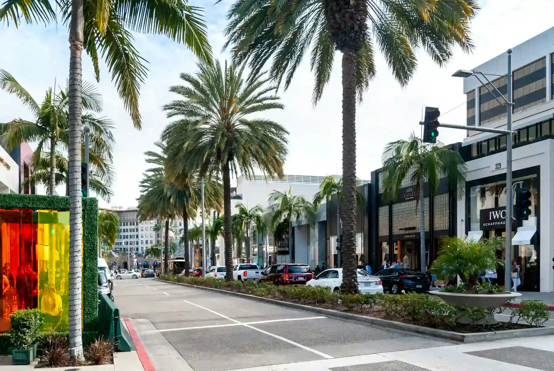 Luxury shopping Rodeo Drive Beverly Hills boutiques