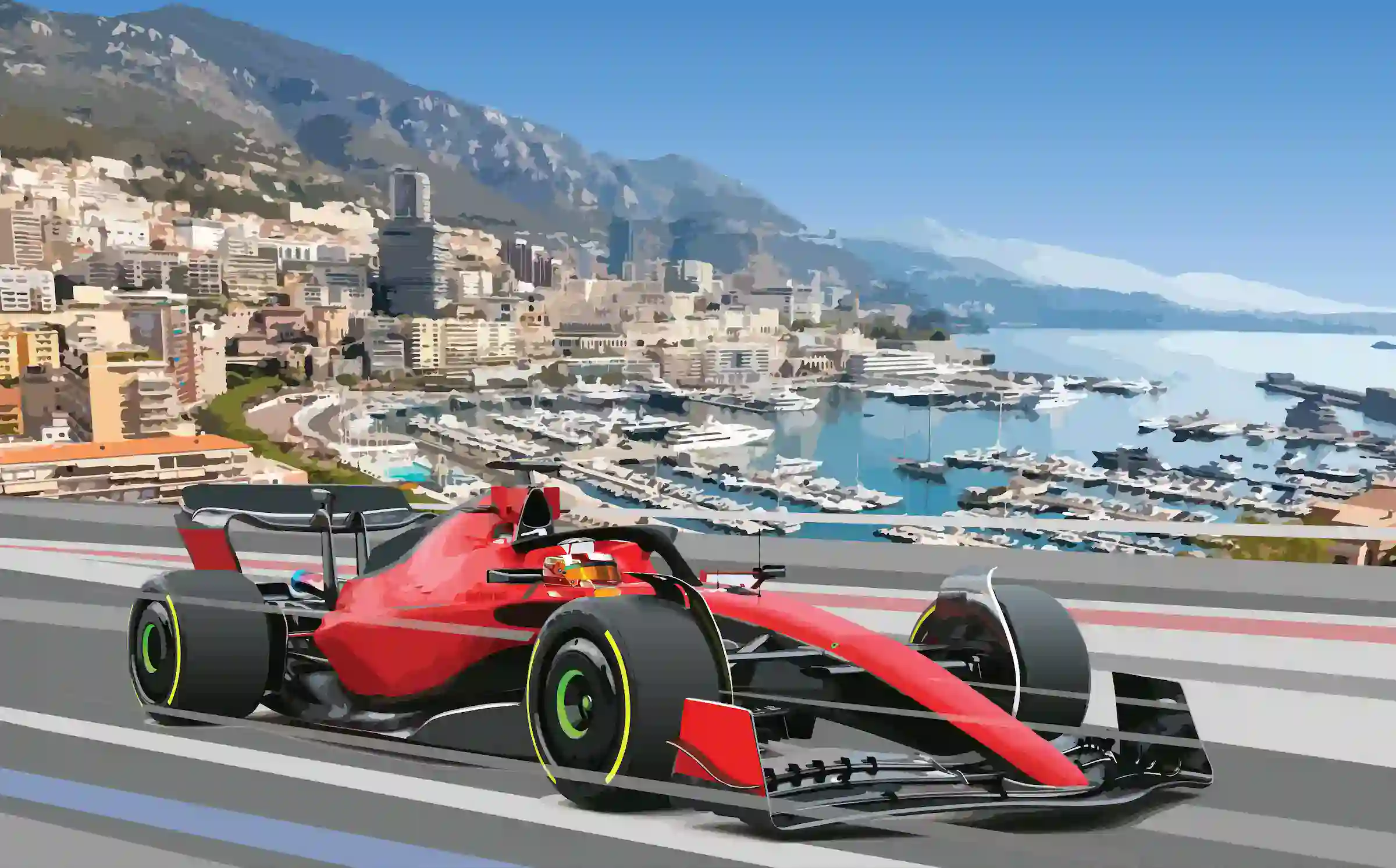 Monaco Grand Prix Formula 1 circuit - F1 race day transfer